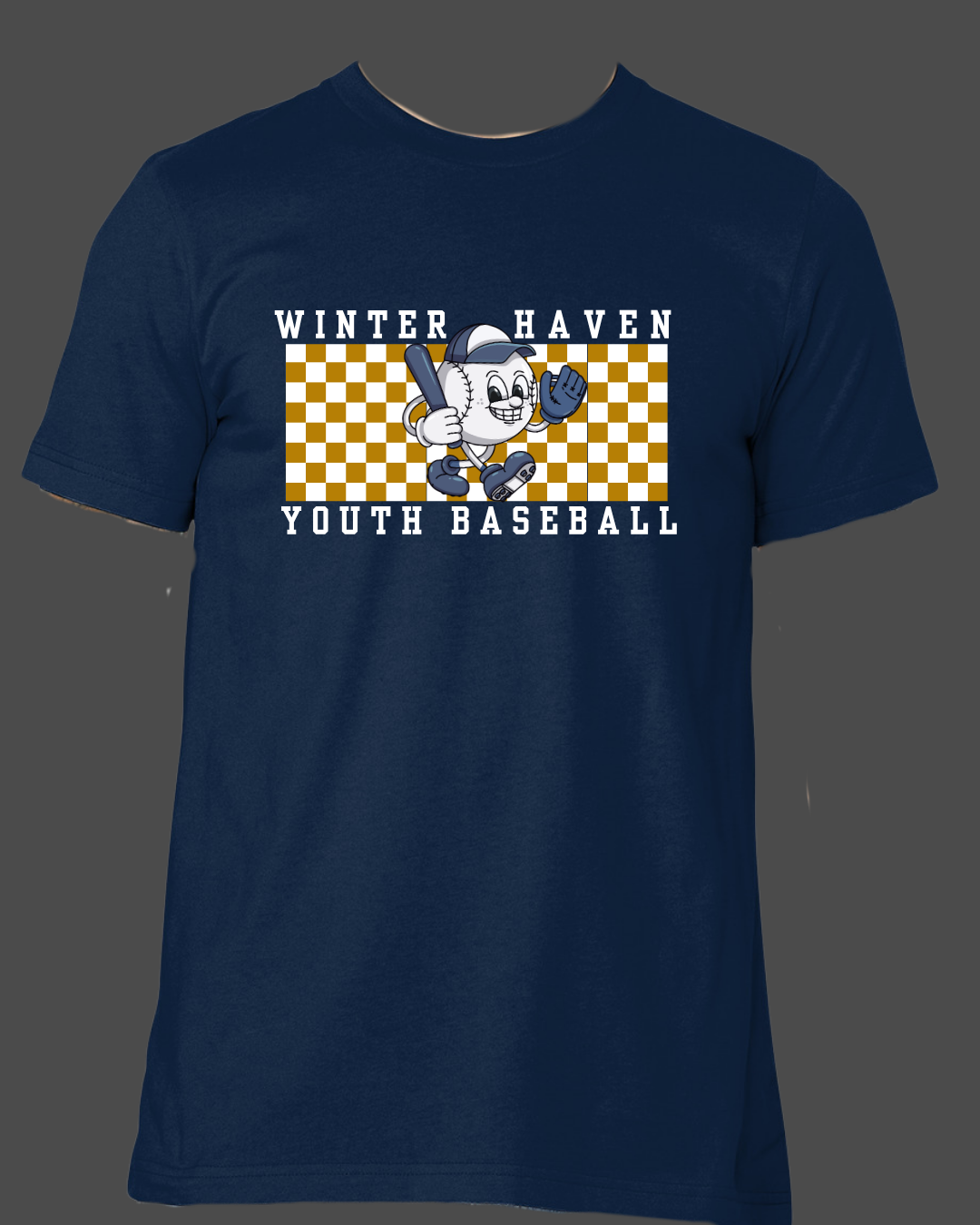 Checkered WH Baseball