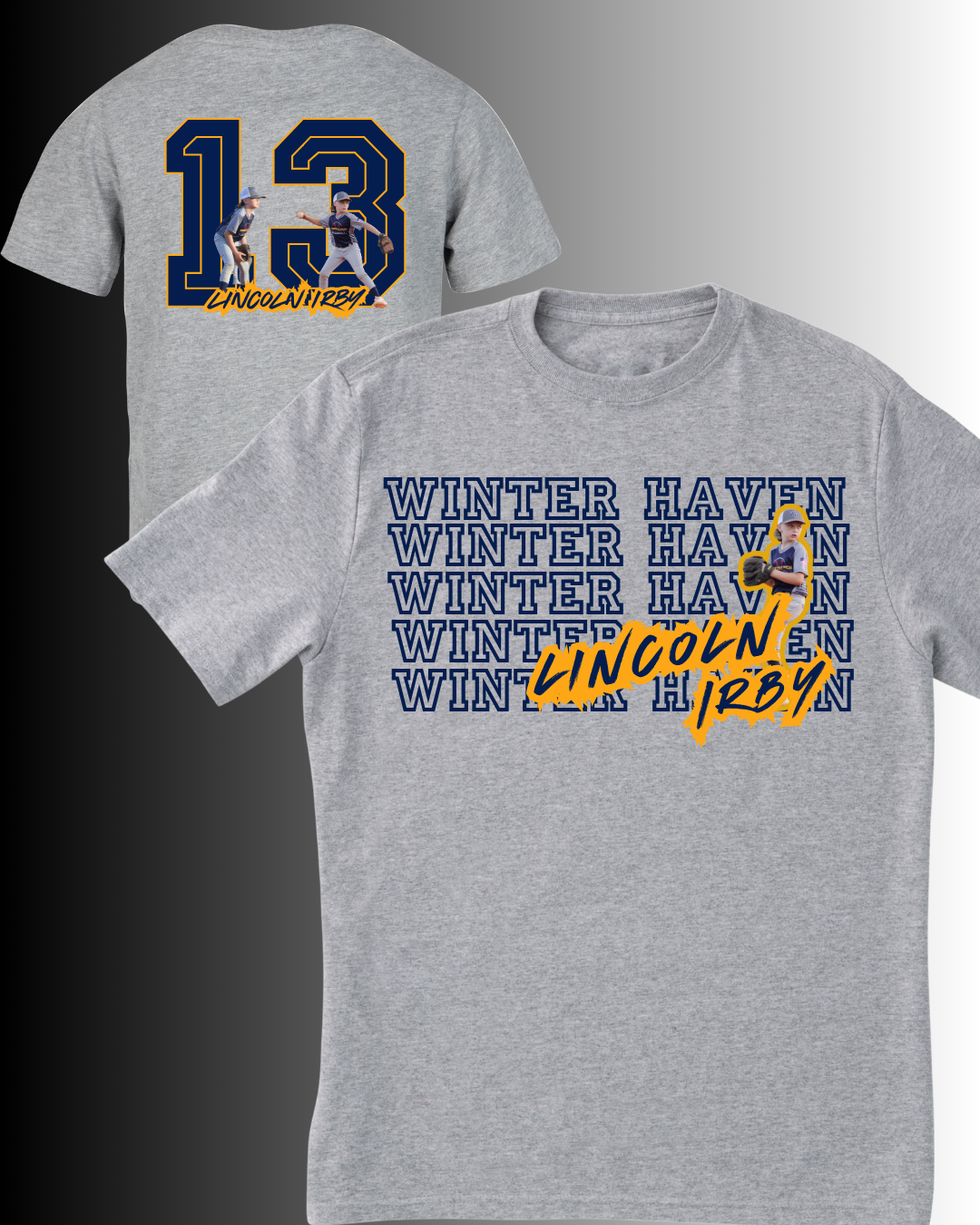 Custom Player Winter Haven Player and Number